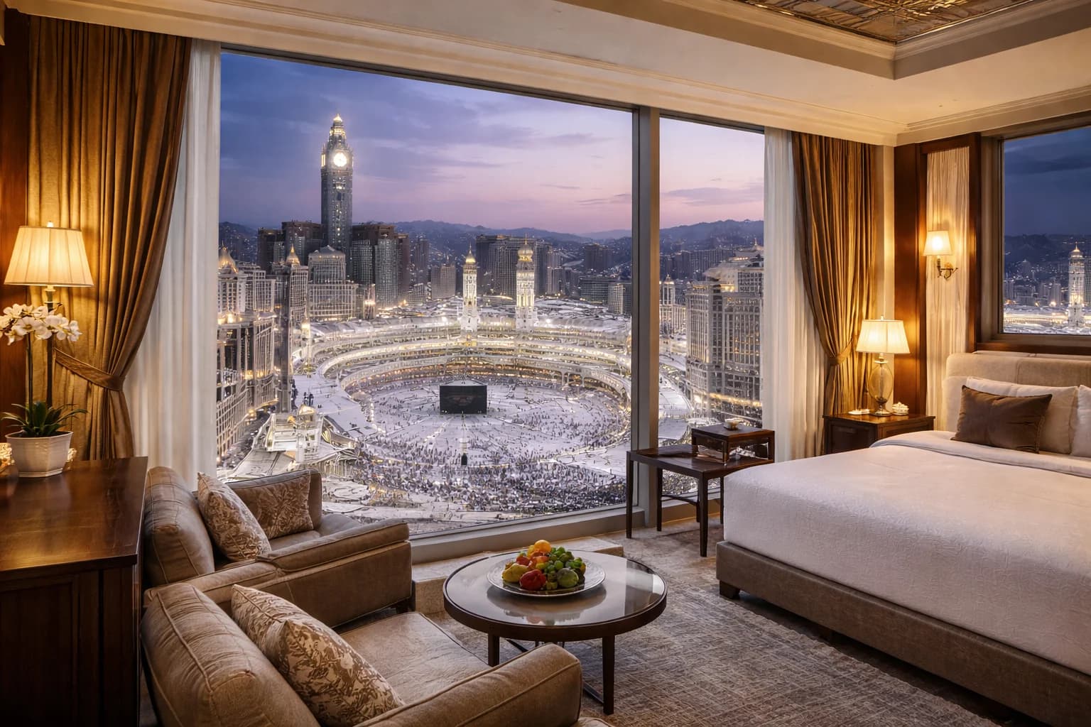 Hotel accommodation for Umrah pilgrims near the Haram in Makkah